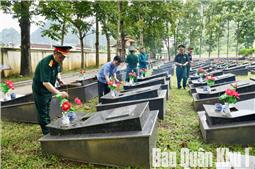 Sư đoàn 346 thăm, viếng các nghĩa trang liệt sĩ tại Cao Bằng